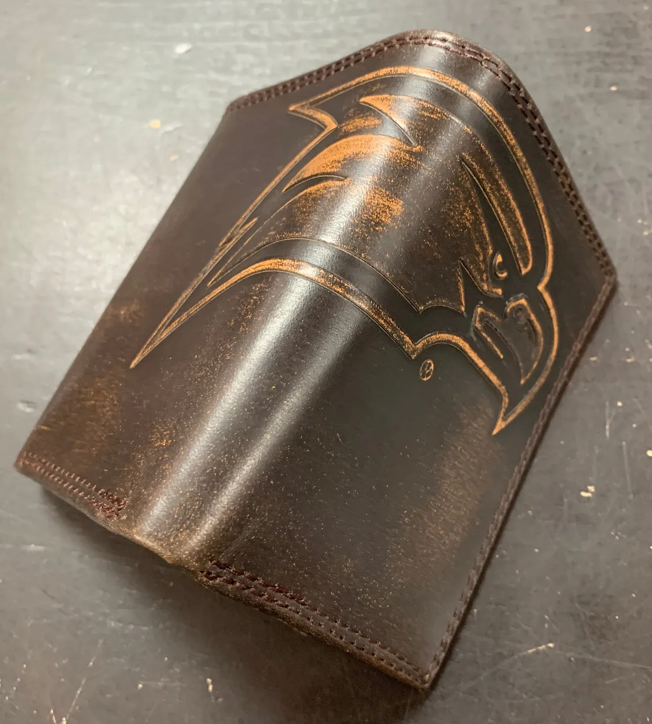 Trifold Wallet - Burnished Antique Leather