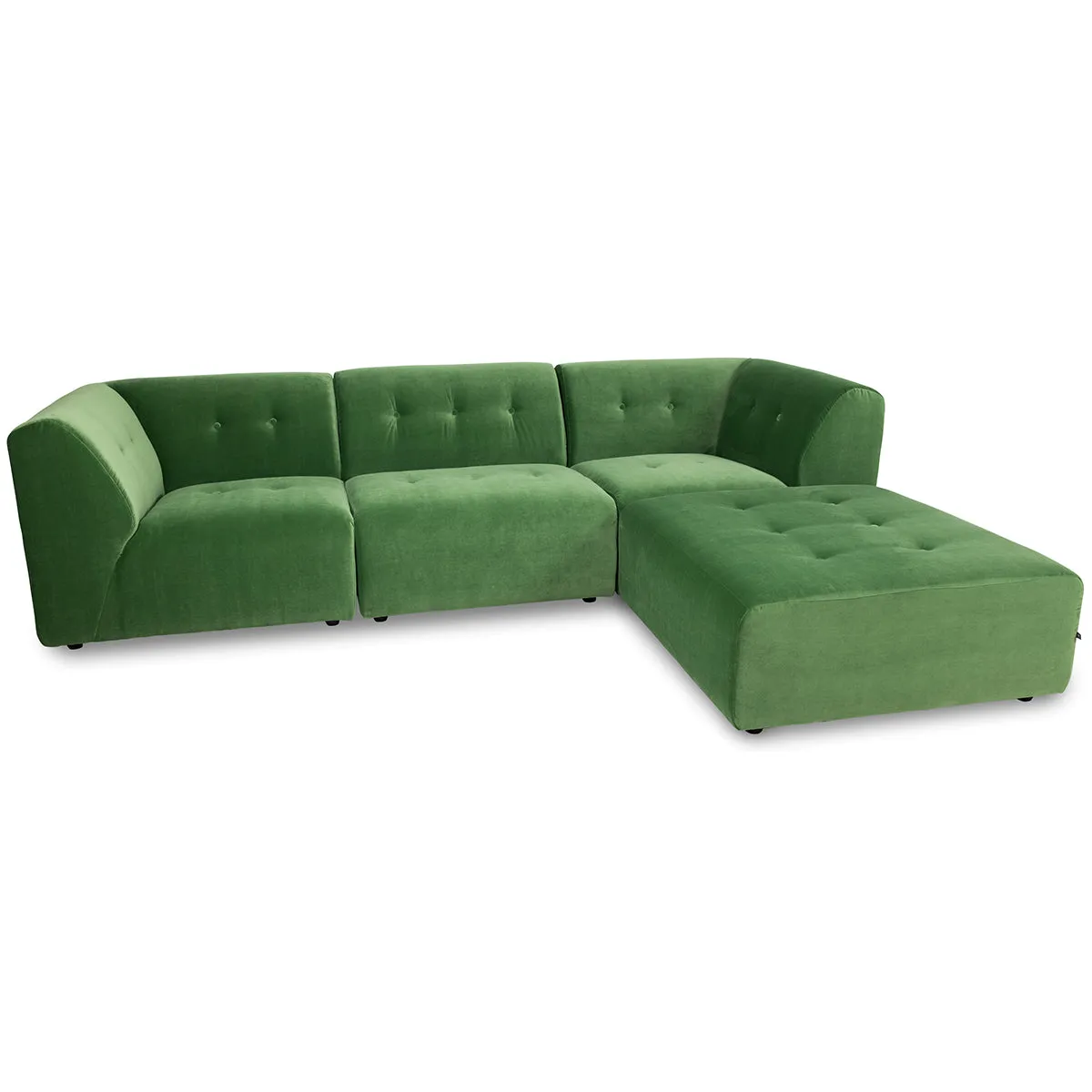 Vint Royal Velvet Couch - Element Left