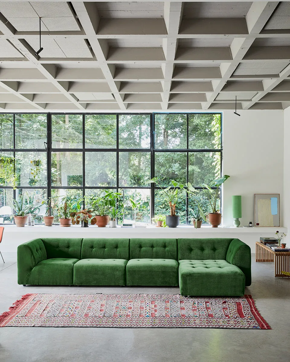 Vint Royal Velvet Couch - Element Left