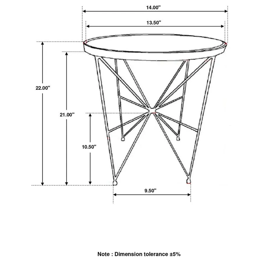 Vix Accent Table