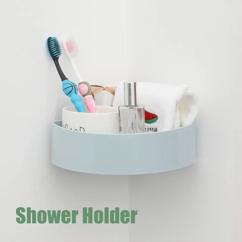 WALL MOUNTED CORNER SHELF