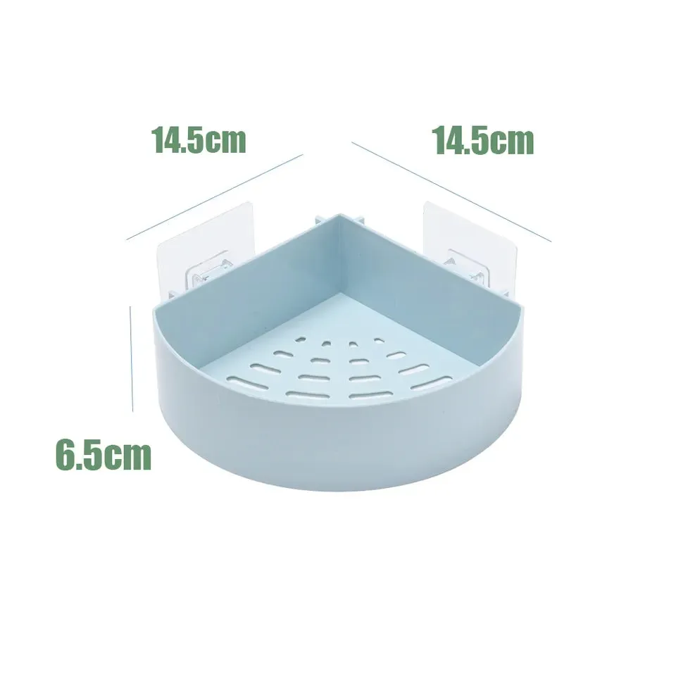 WALL MOUNTED CORNER SHELF
