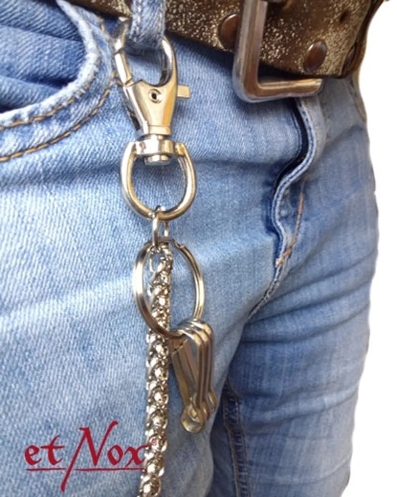 WALLET CHAIN METAL BRAID