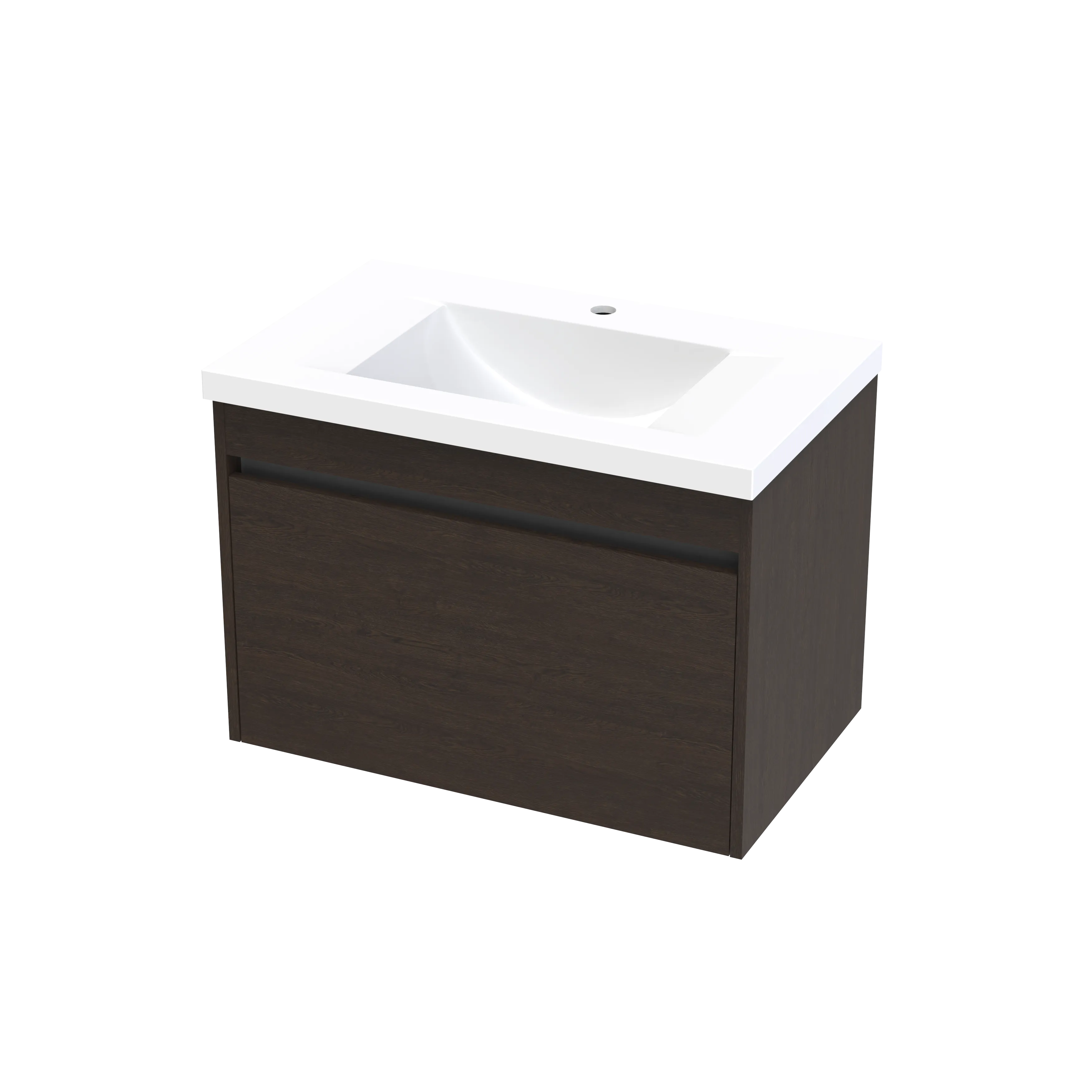 Wave Syrtari 750 1 Drawer Wall Vanity