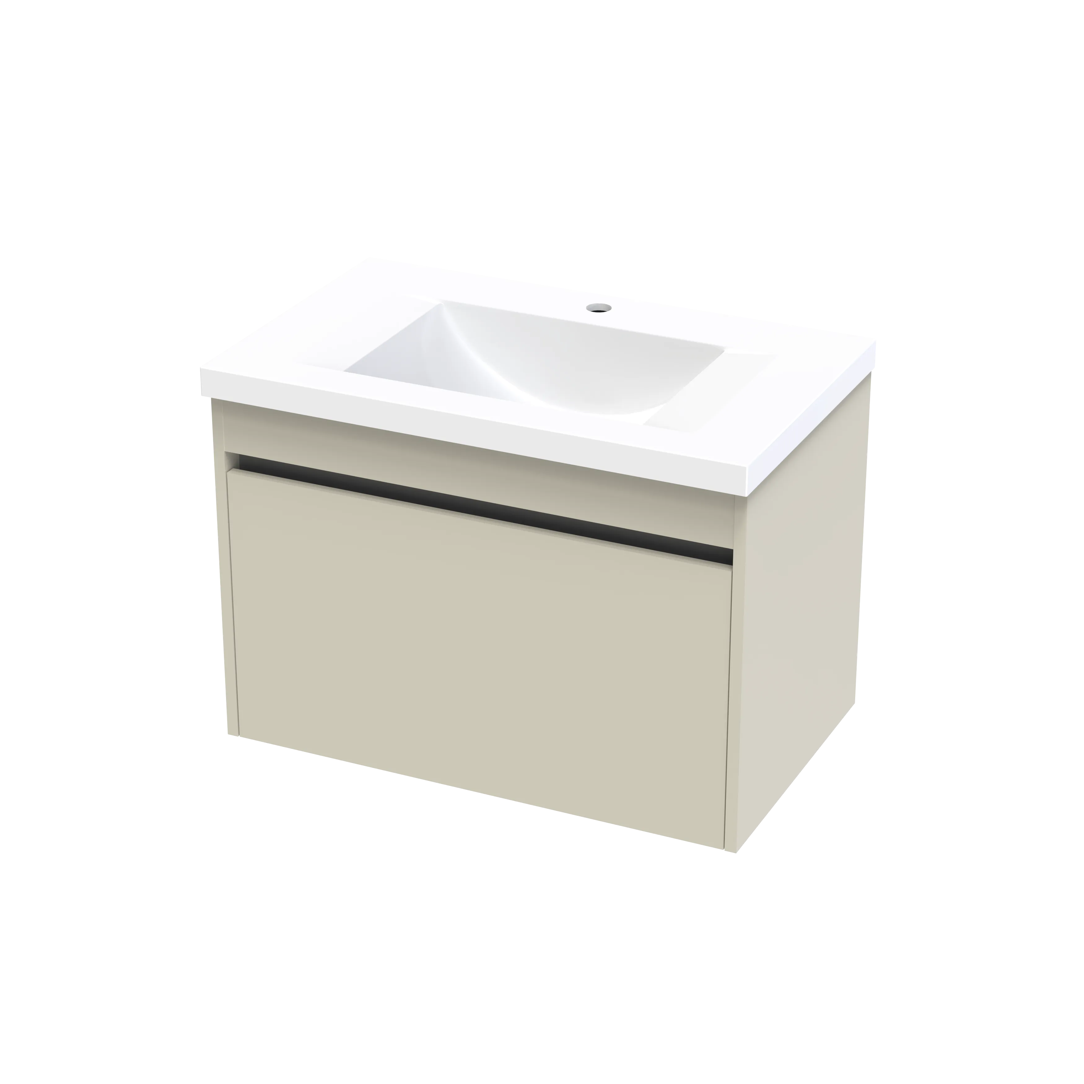 Wave Syrtari 750 1 Drawer Wall Vanity