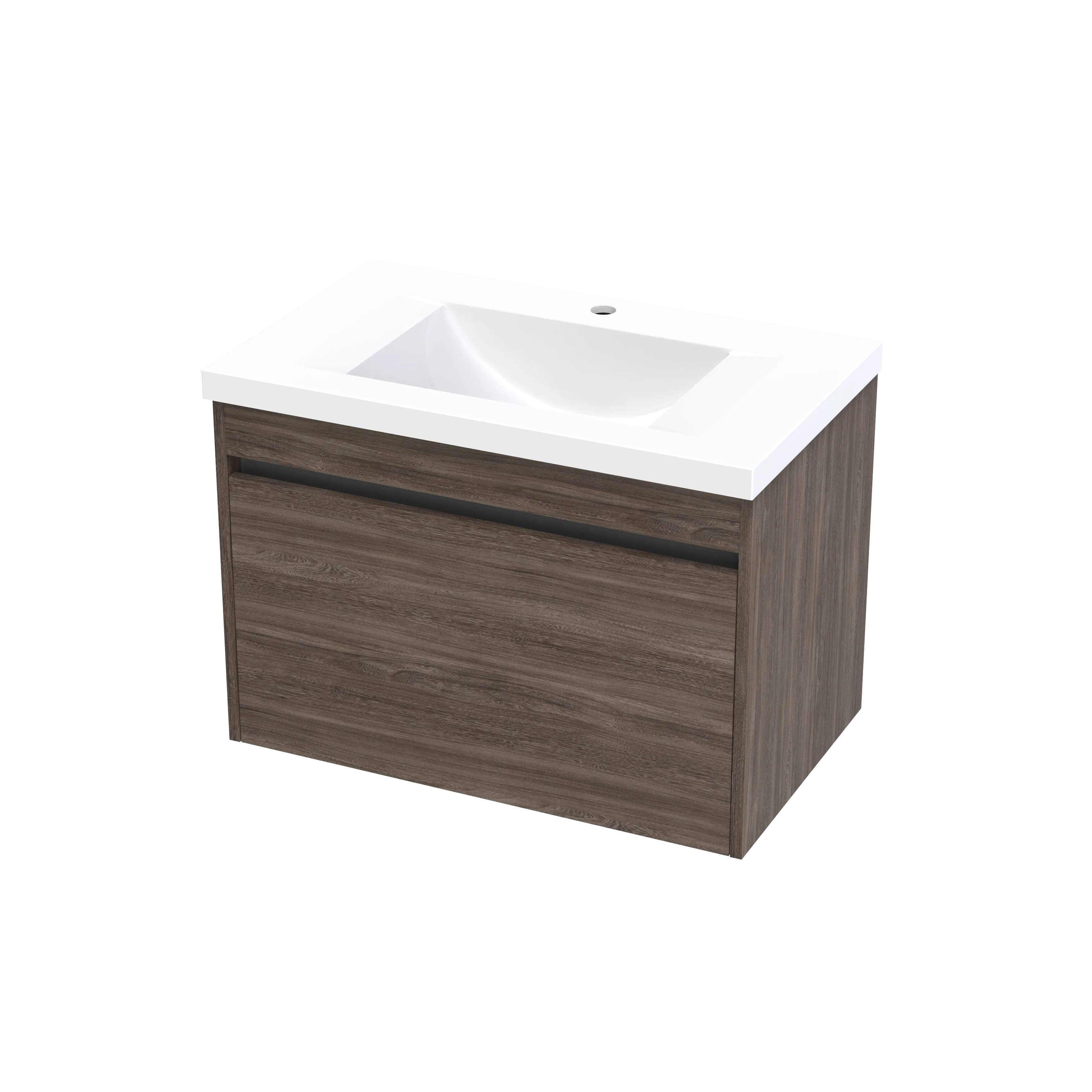 Wave Syrtari 750 1 Drawer Wall Vanity