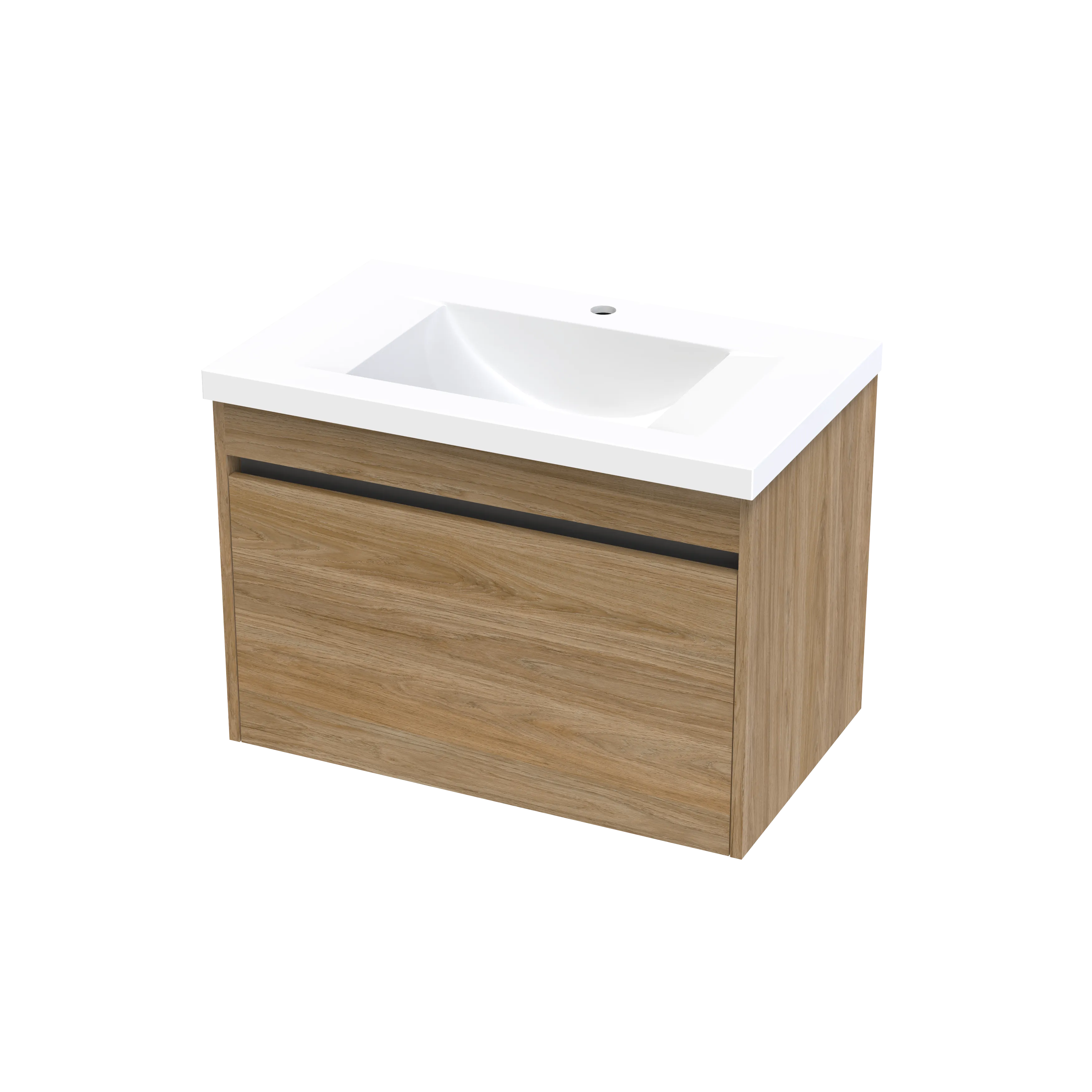 Wave Syrtari 750 1 Drawer Wall Vanity