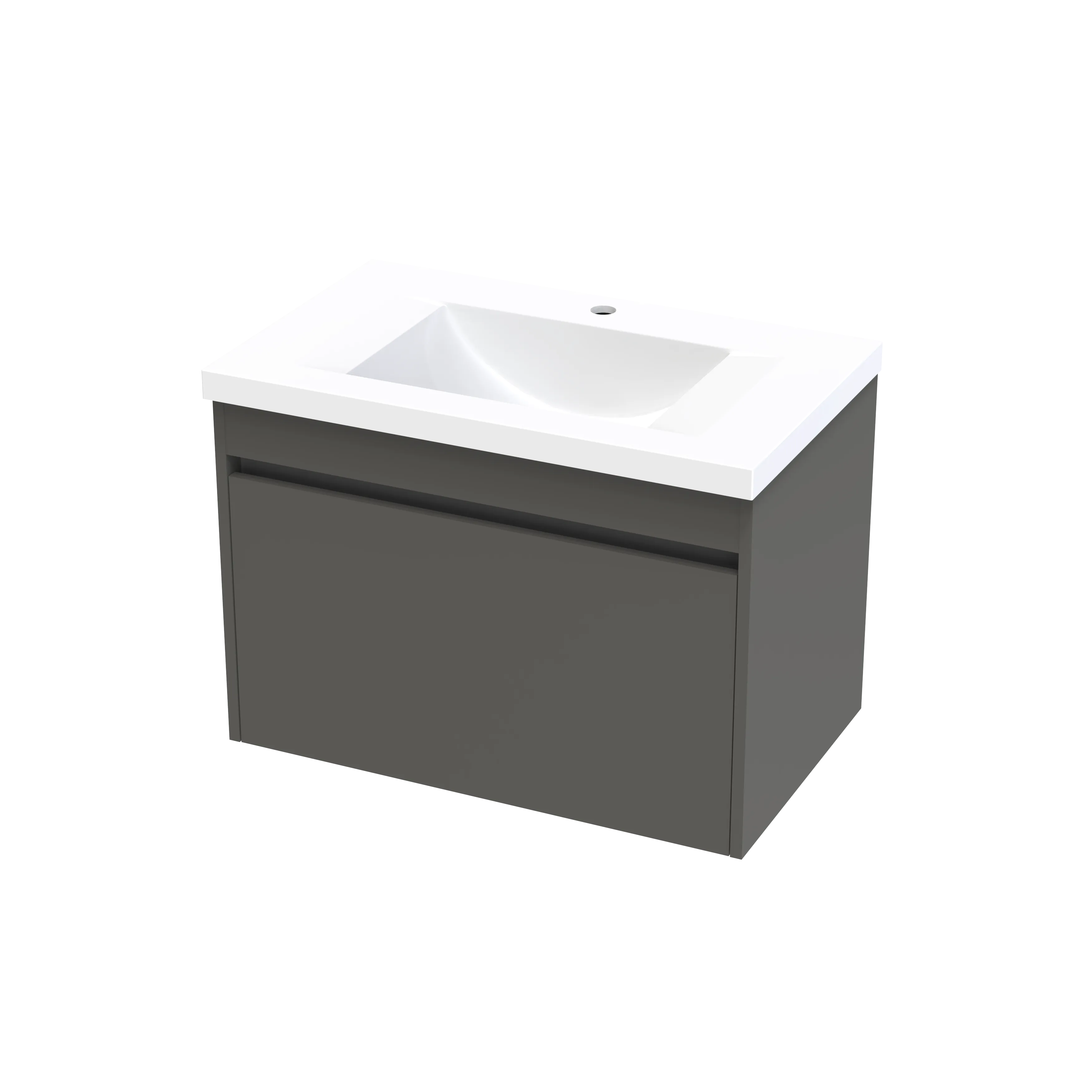 Wave Syrtari 750 1 Drawer Wall Vanity