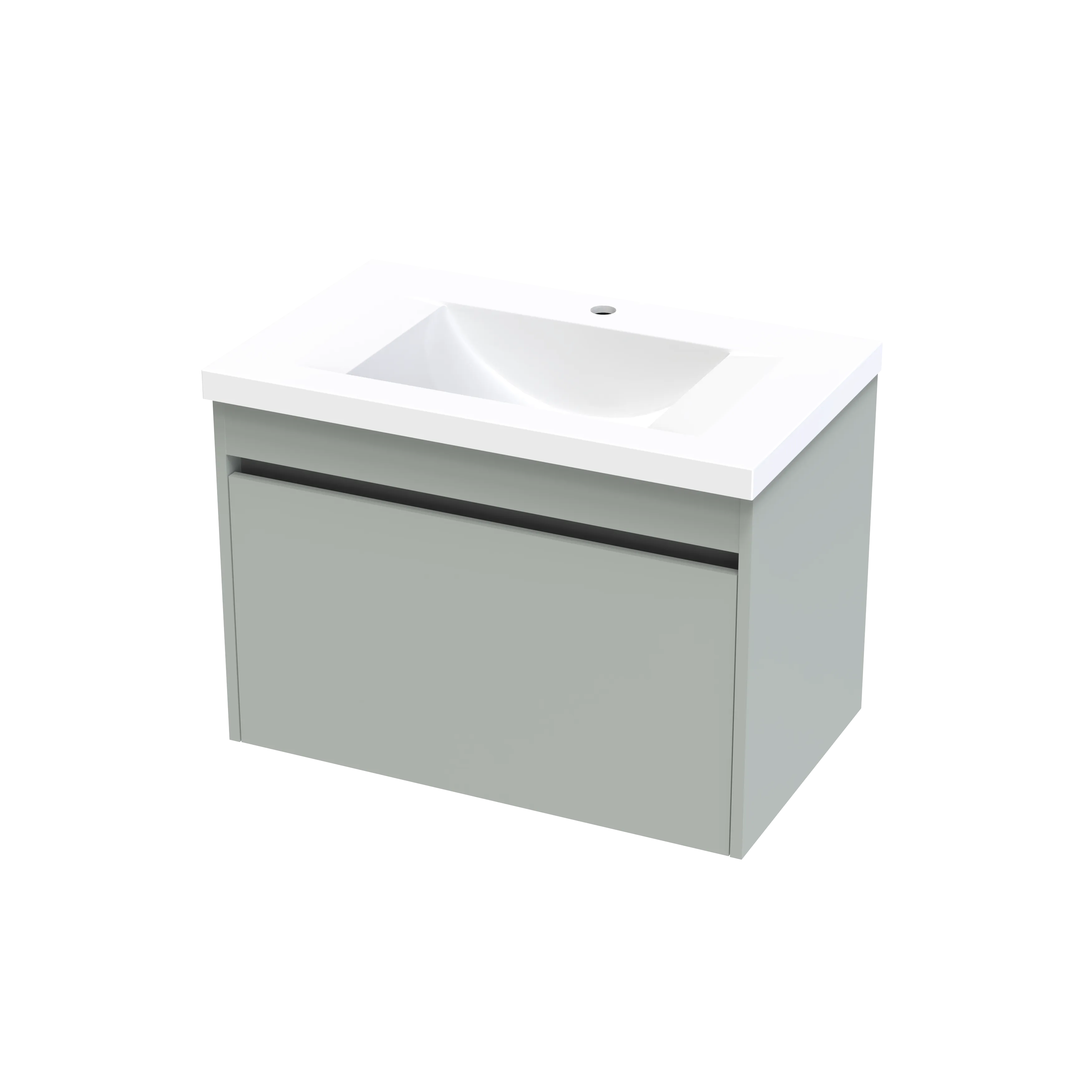 Wave Syrtari 750 1 Drawer Wall Vanity