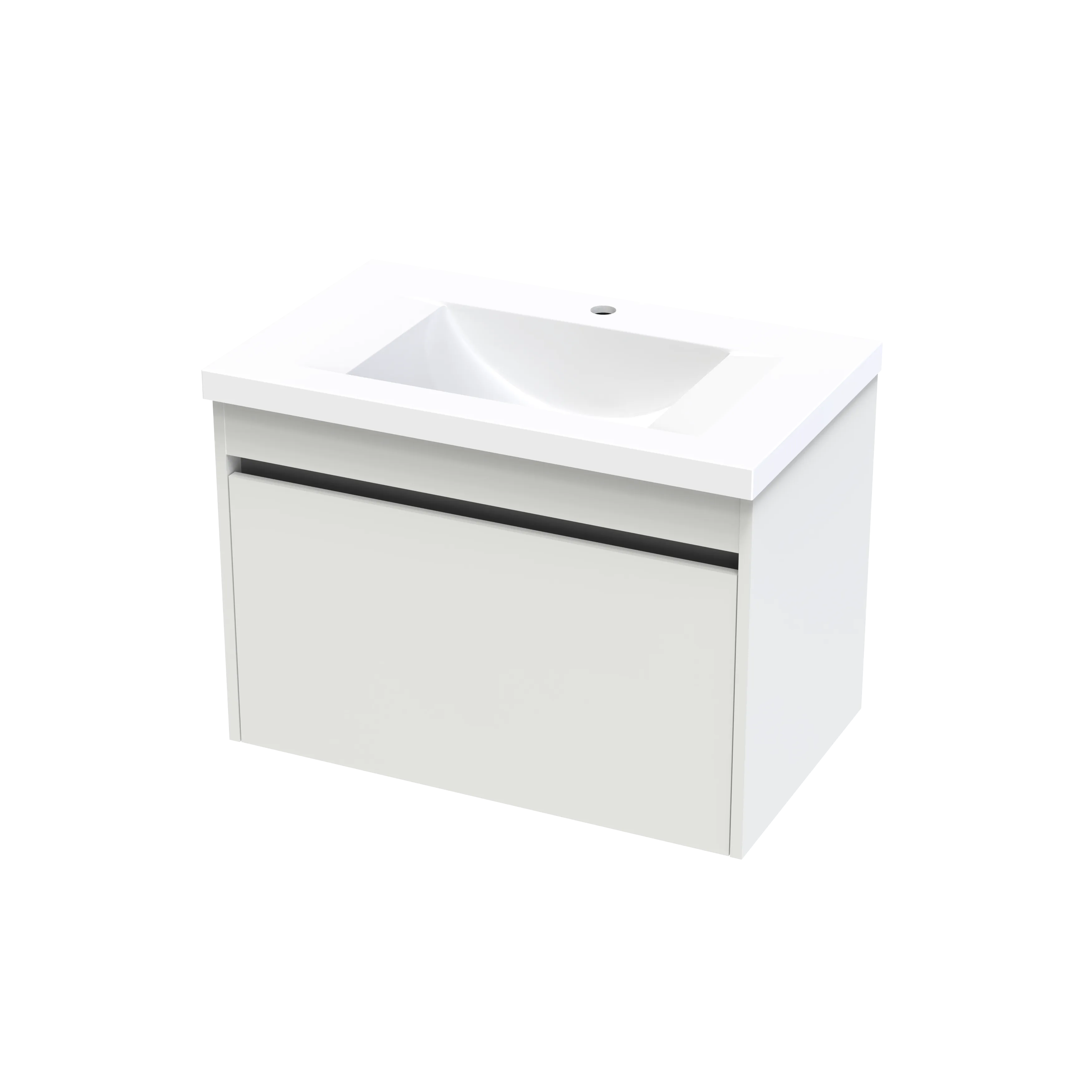 Wave Syrtari 750 1 Drawer Wall Vanity