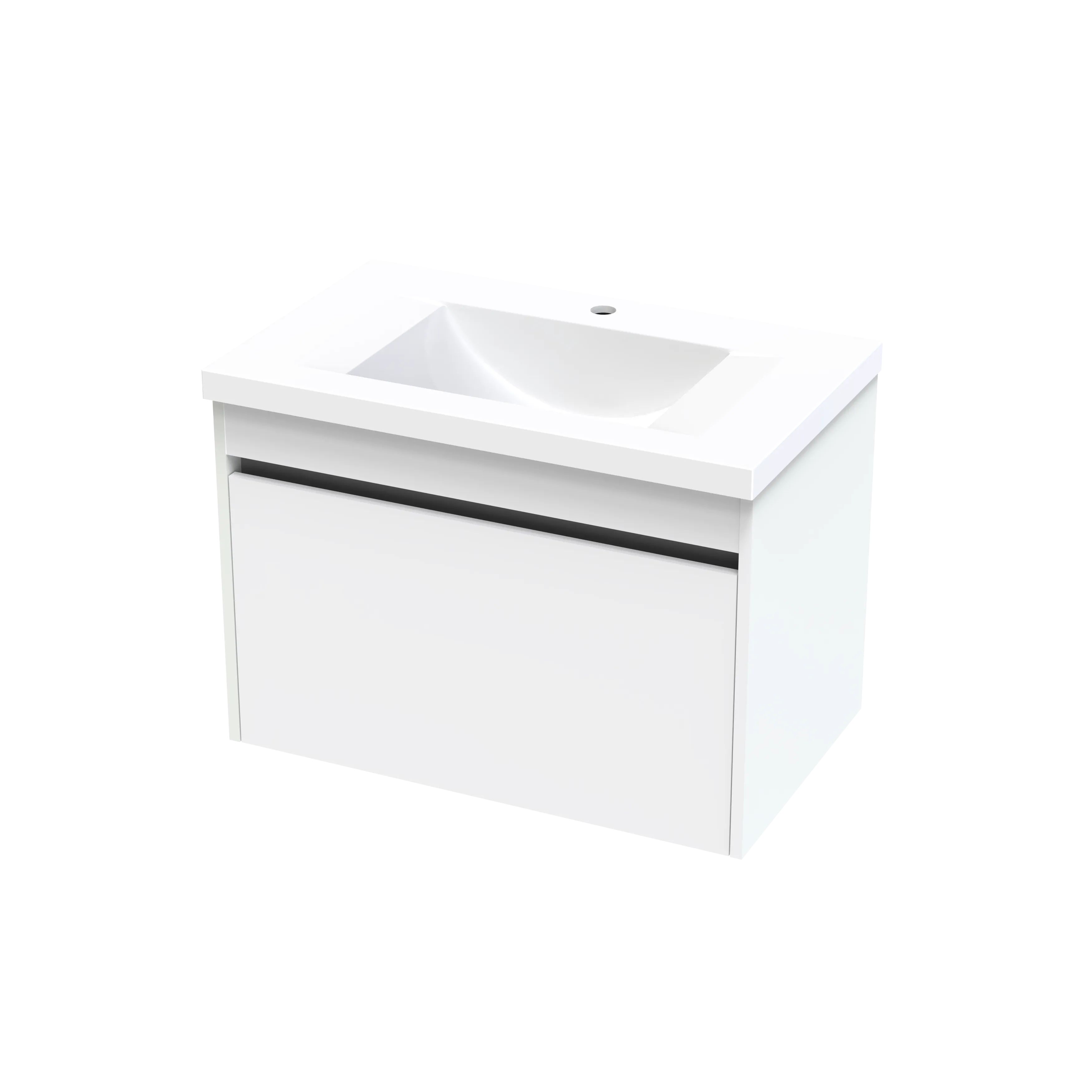 Wave Syrtari 750 1 Drawer Wall Vanity