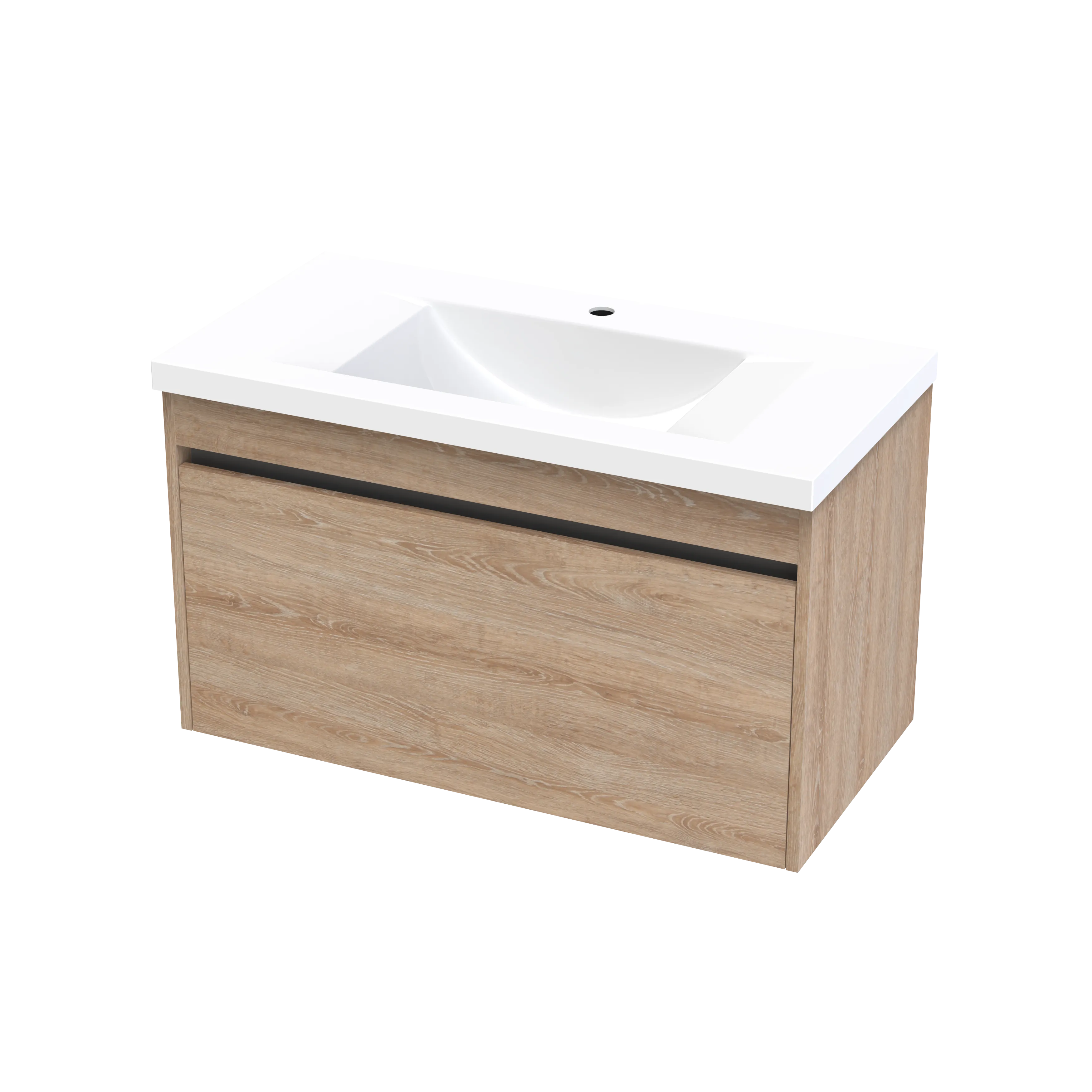 Wave Syrtari 900 1 Drawer Wall Vanity