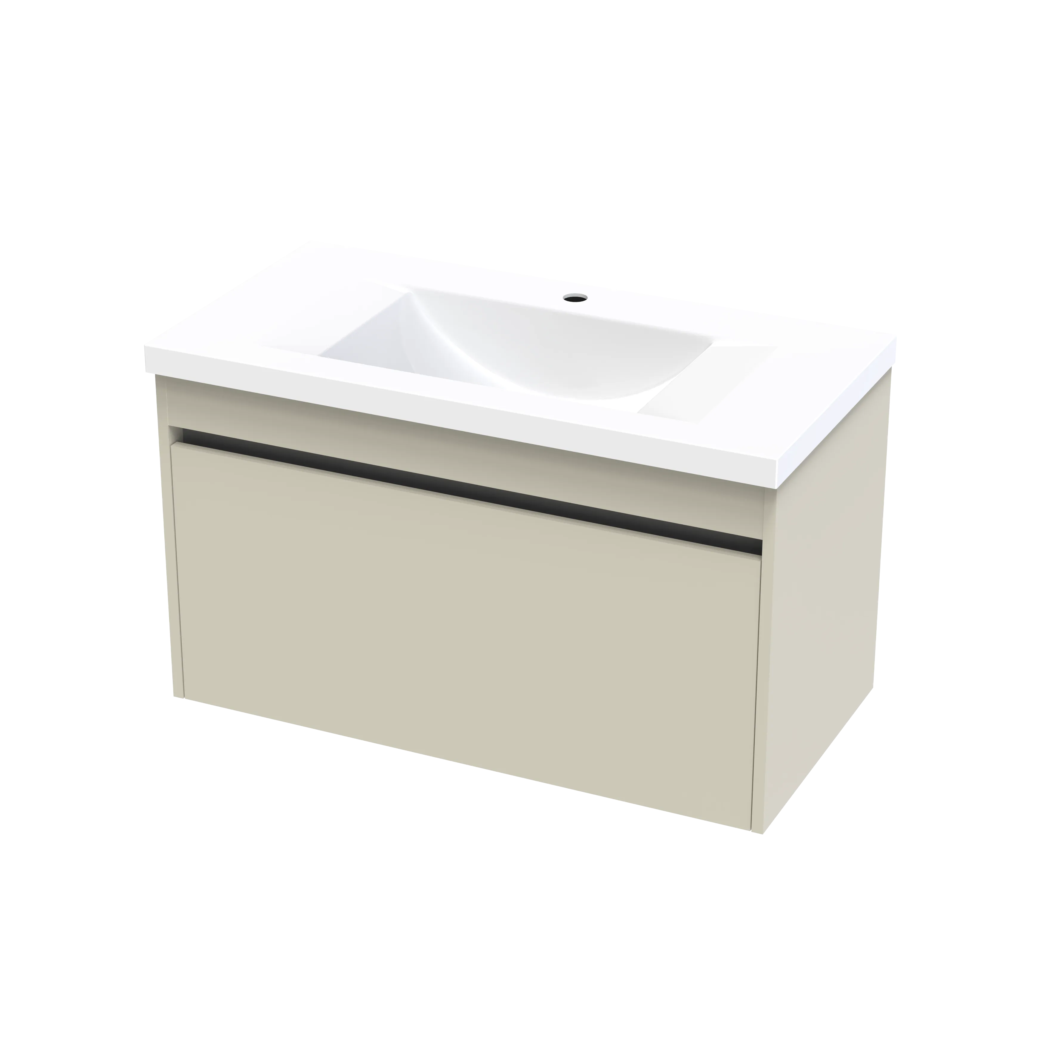 Wave Syrtari 900 1 Drawer Wall Vanity