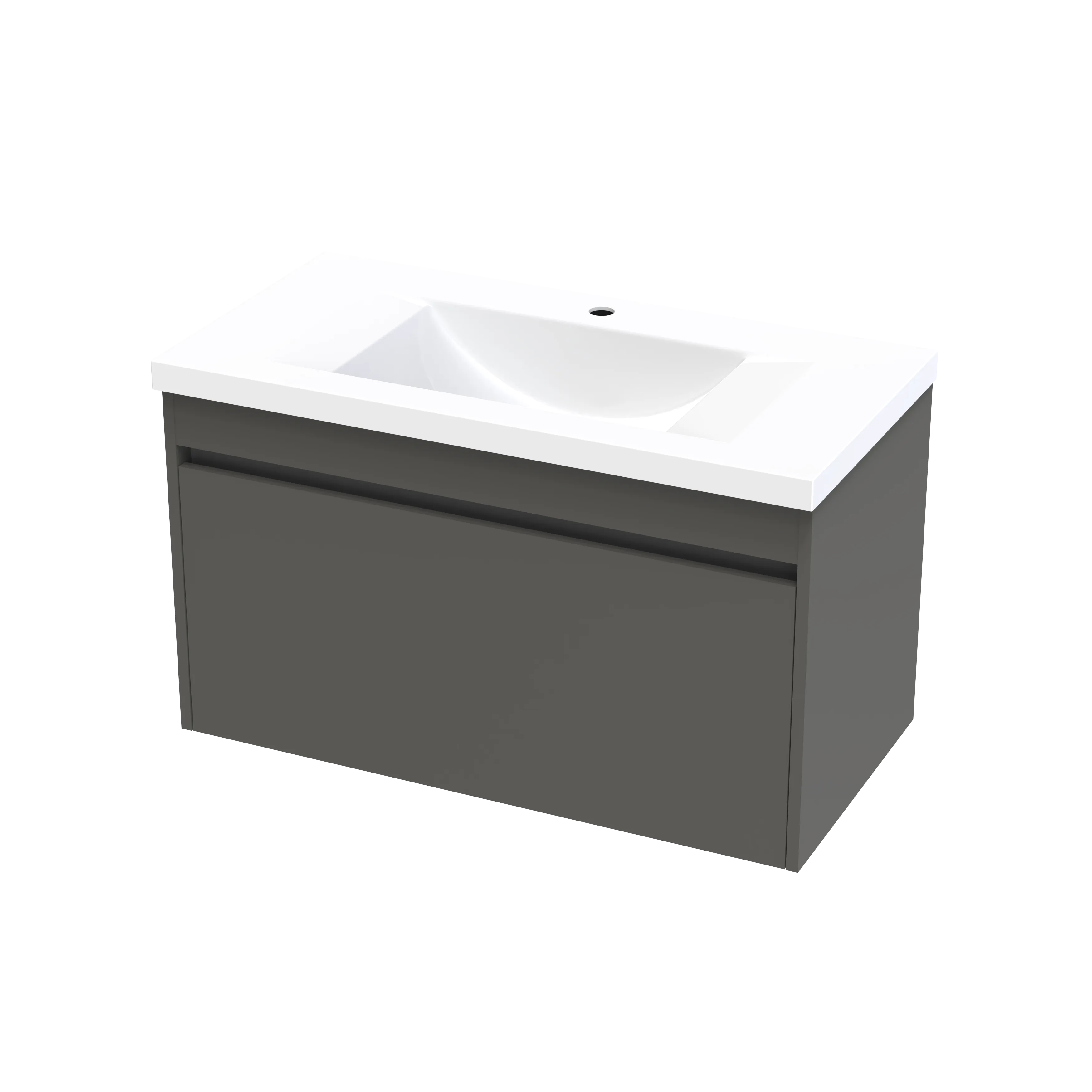 Wave Syrtari 900 1 Drawer Wall Vanity