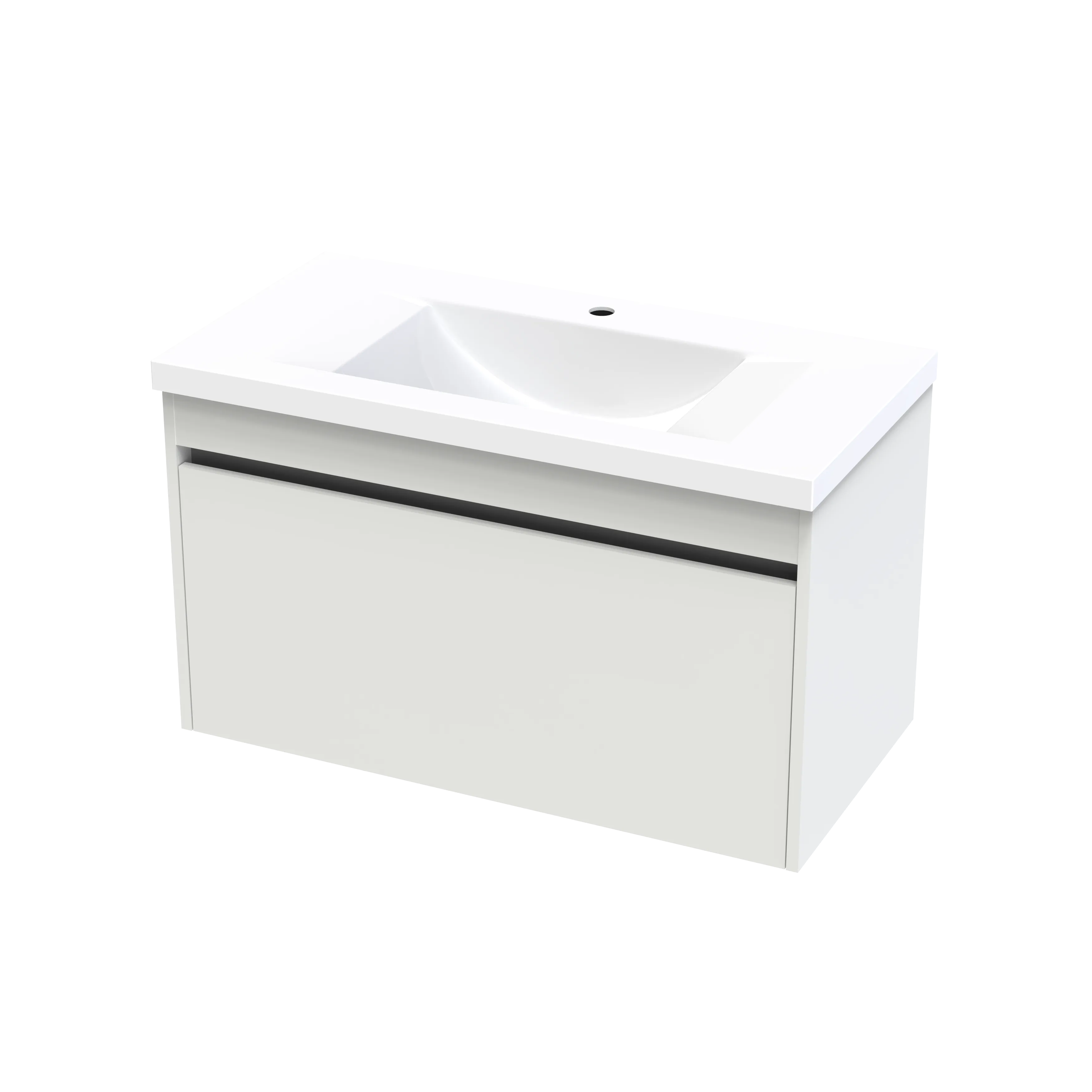 Wave Syrtari 900 1 Drawer Wall Vanity