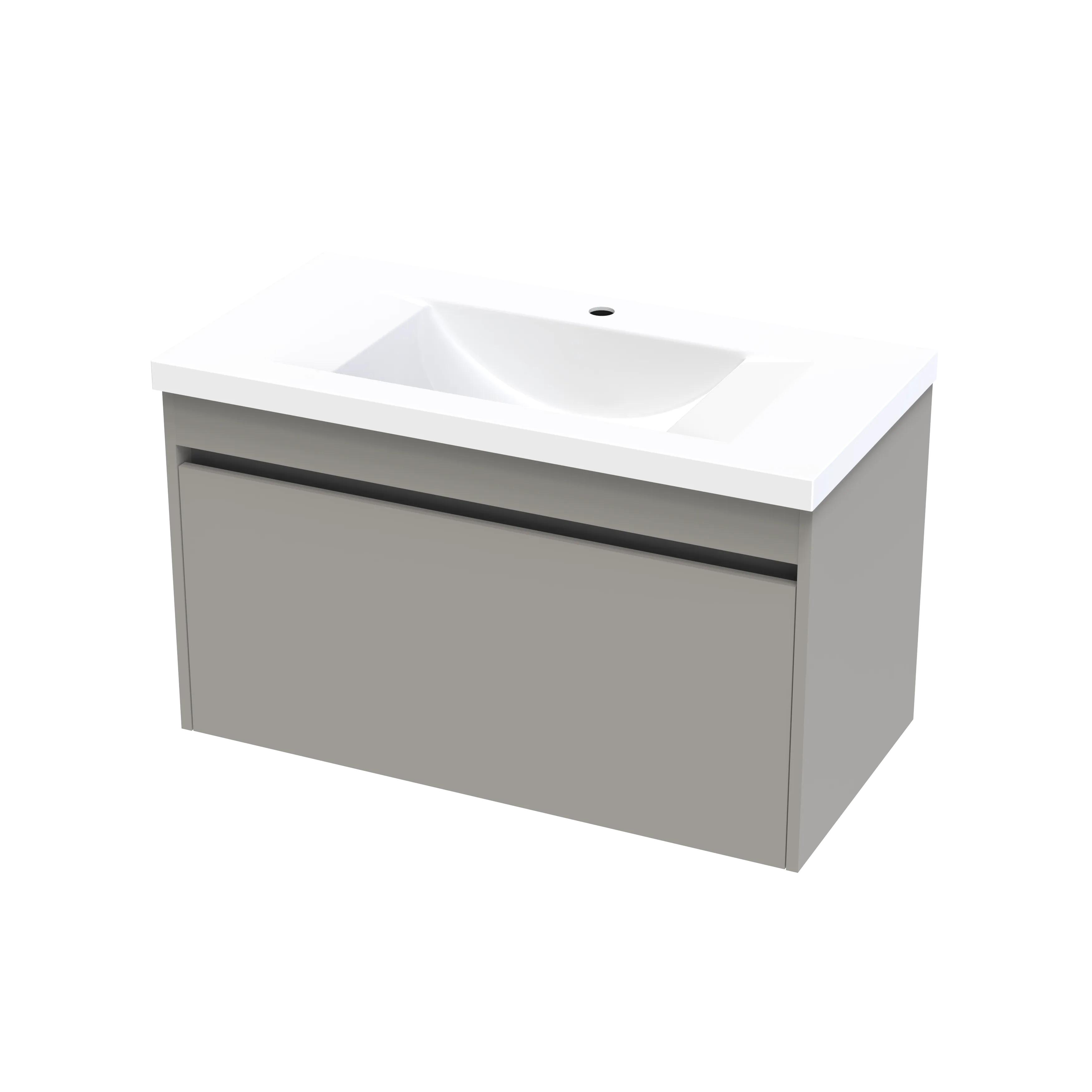 Wave Syrtari 900 1 Drawer Wall Vanity
