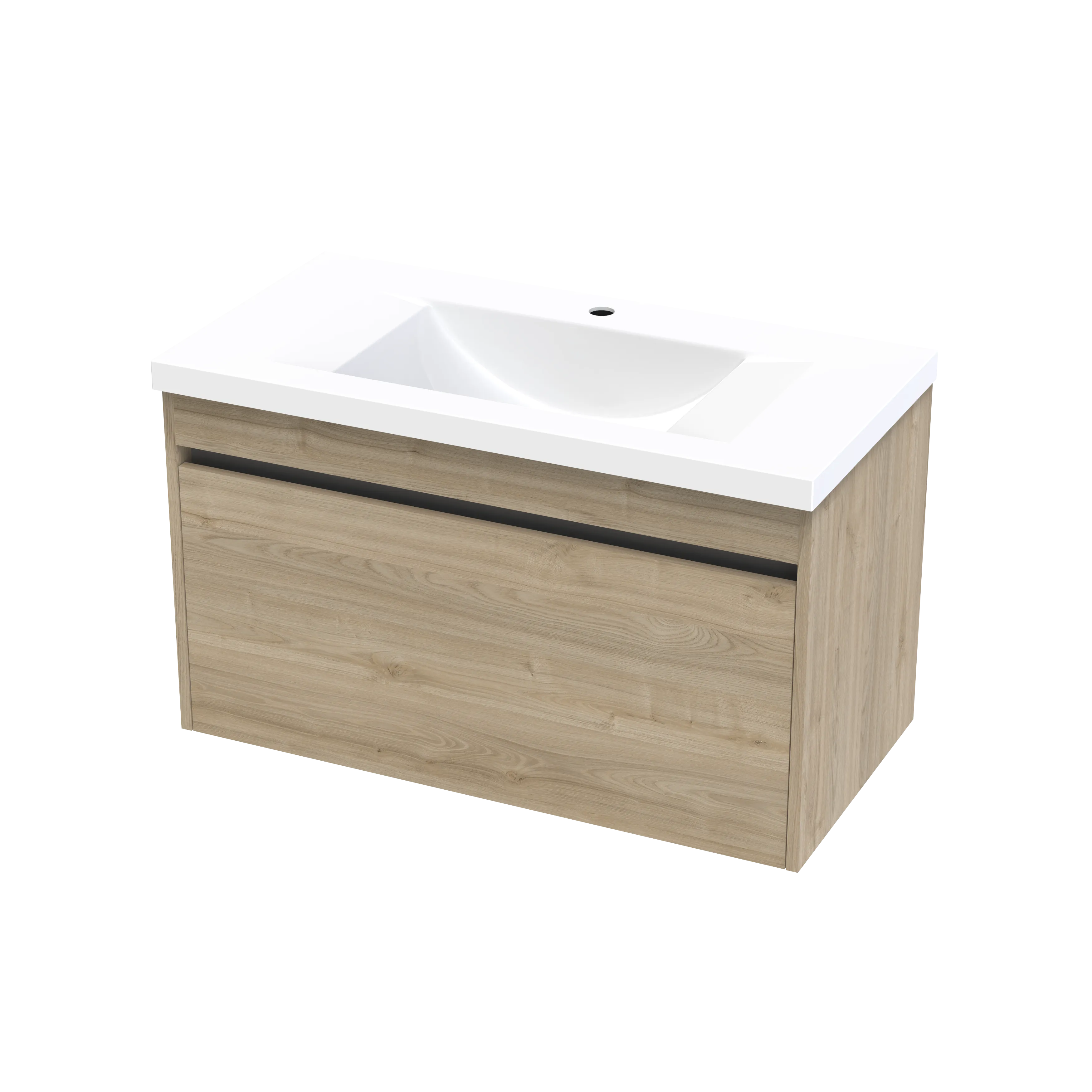 Wave Syrtari 900 1 Drawer Wall Vanity