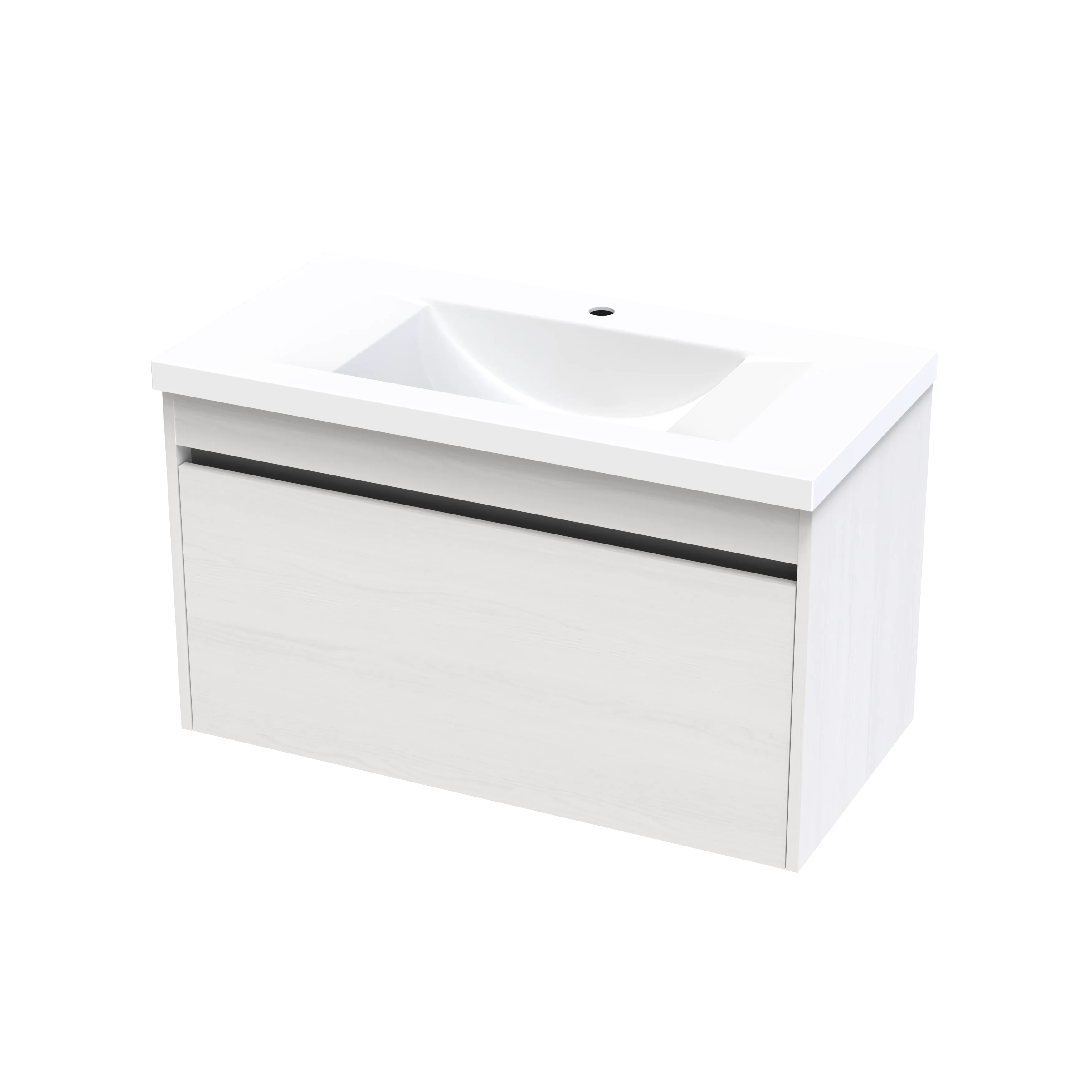 Wave Syrtari 900 1 Drawer Wall Vanity
