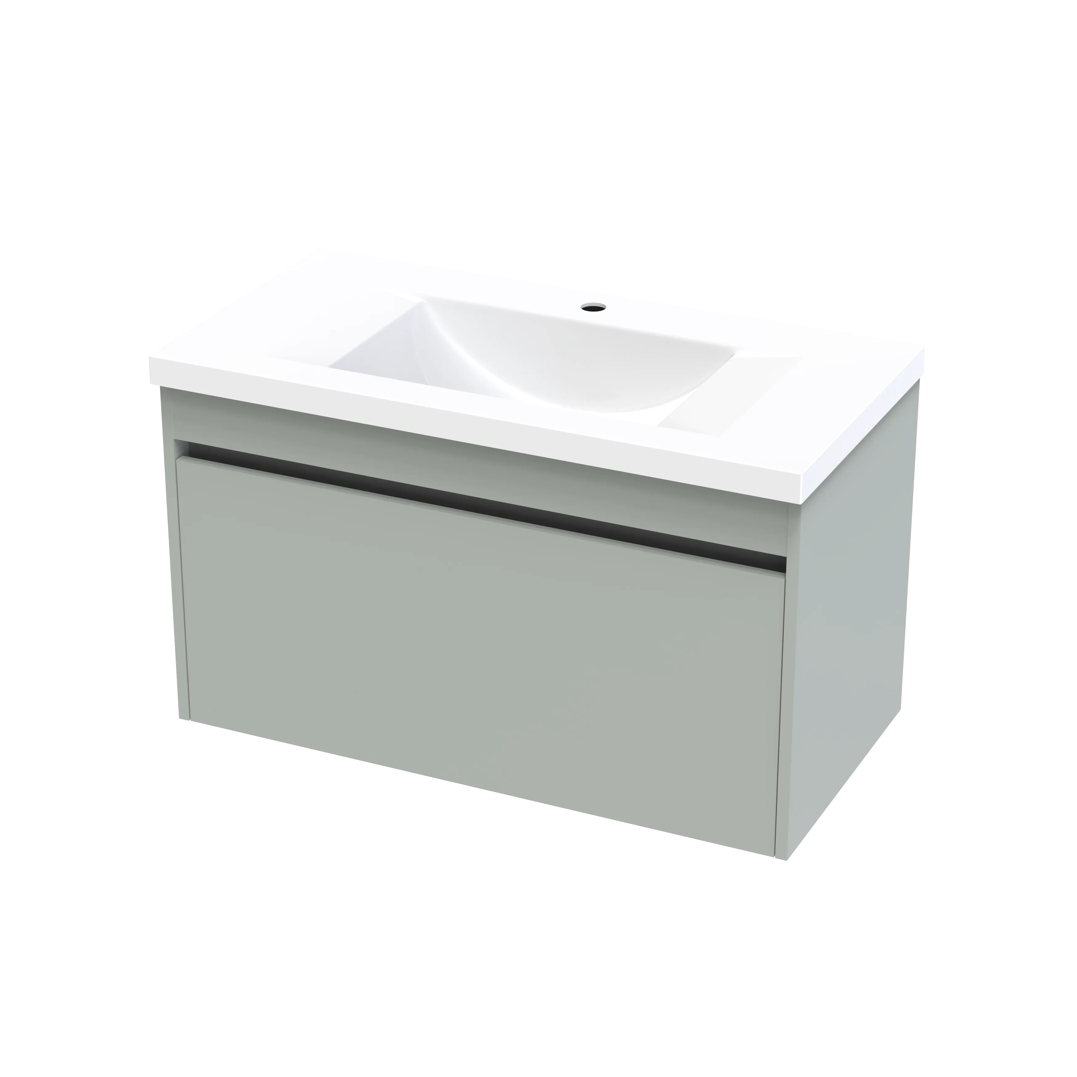 Wave Syrtari 900 1 Drawer Wall Vanity