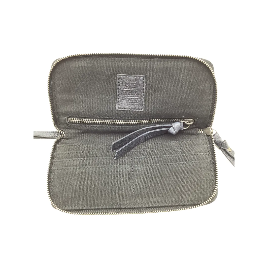 We The Free Poppy Black Wristlet Wallet