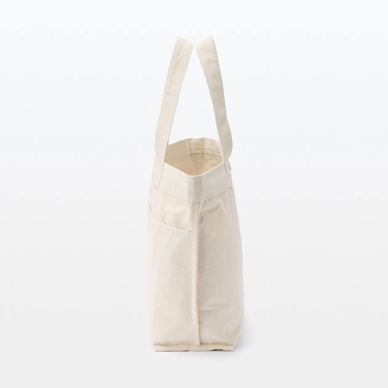 Wide Canvas Tote Bag