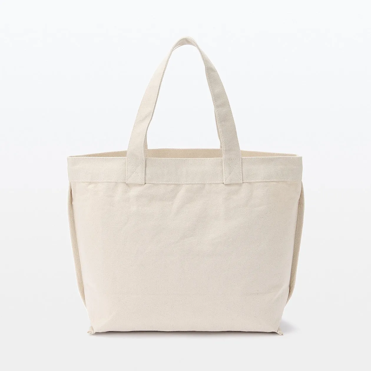Wide Canvas Tote Bag