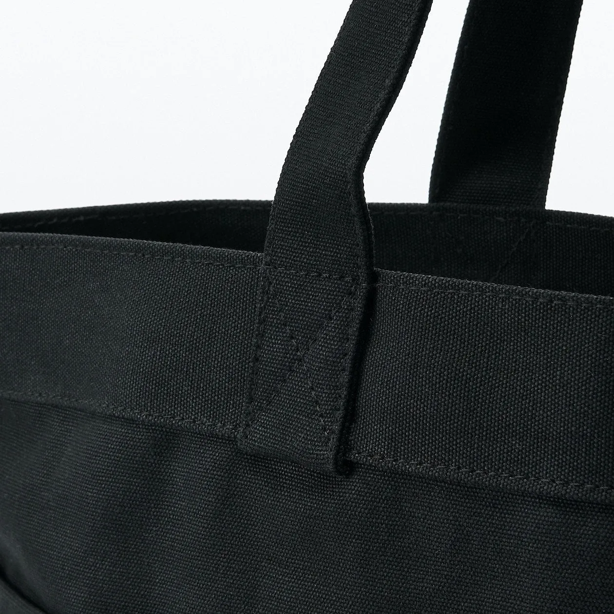 Wide Canvas Tote Bag