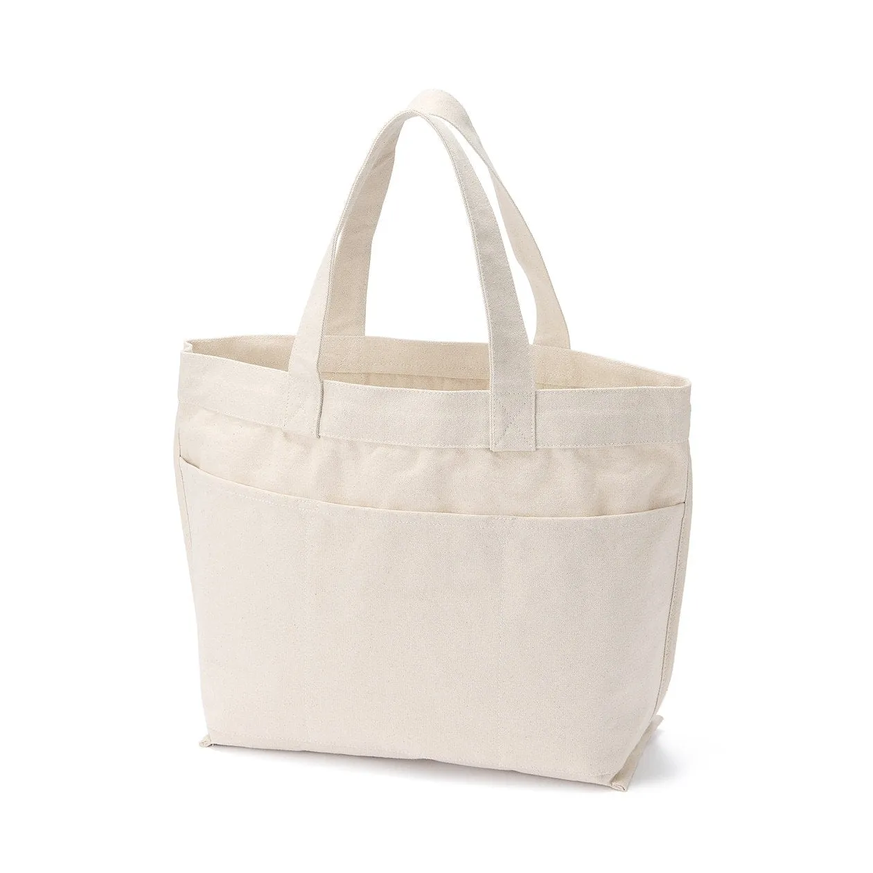 Wide Canvas Tote Bag