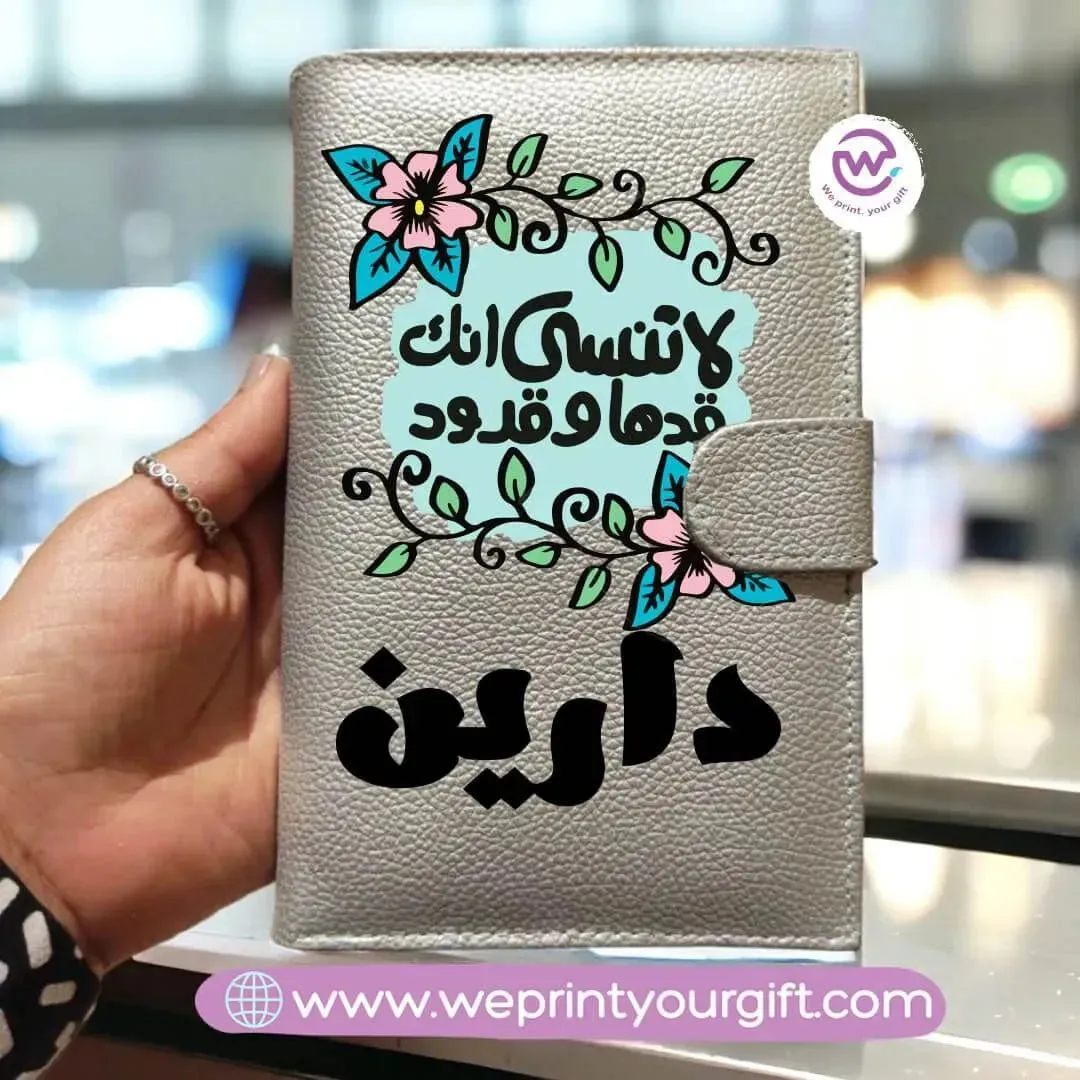 Women leather wallet -Motivational designs