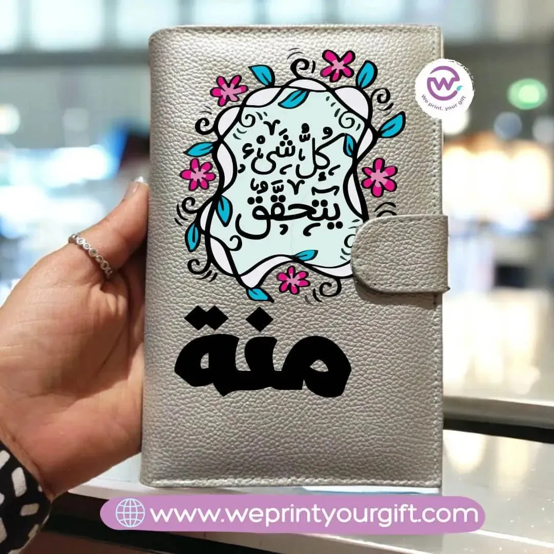 Women leather wallet -Motivational designs