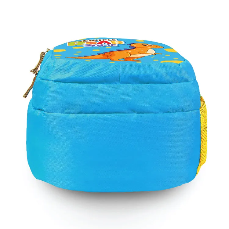 WONDRBOX Dinosaur School Bag For Boys and Girls Age 8 and up