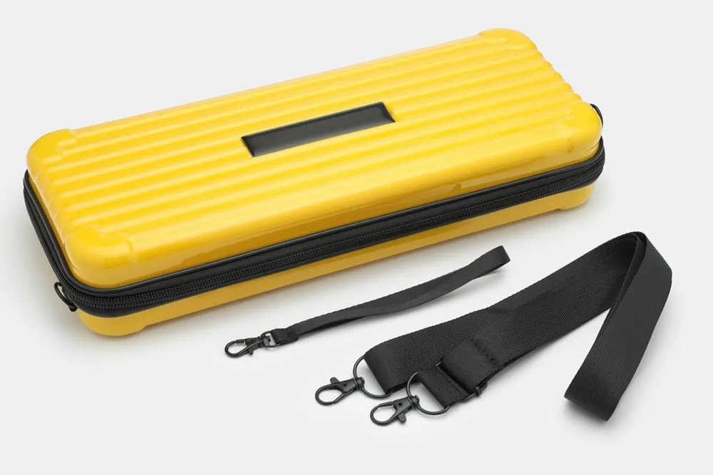 YOUMO 60% HARDSHELL KEYBOARD CARRYING CASE Flocked polyester with Zip closure mechanical keyboard gh60 poker