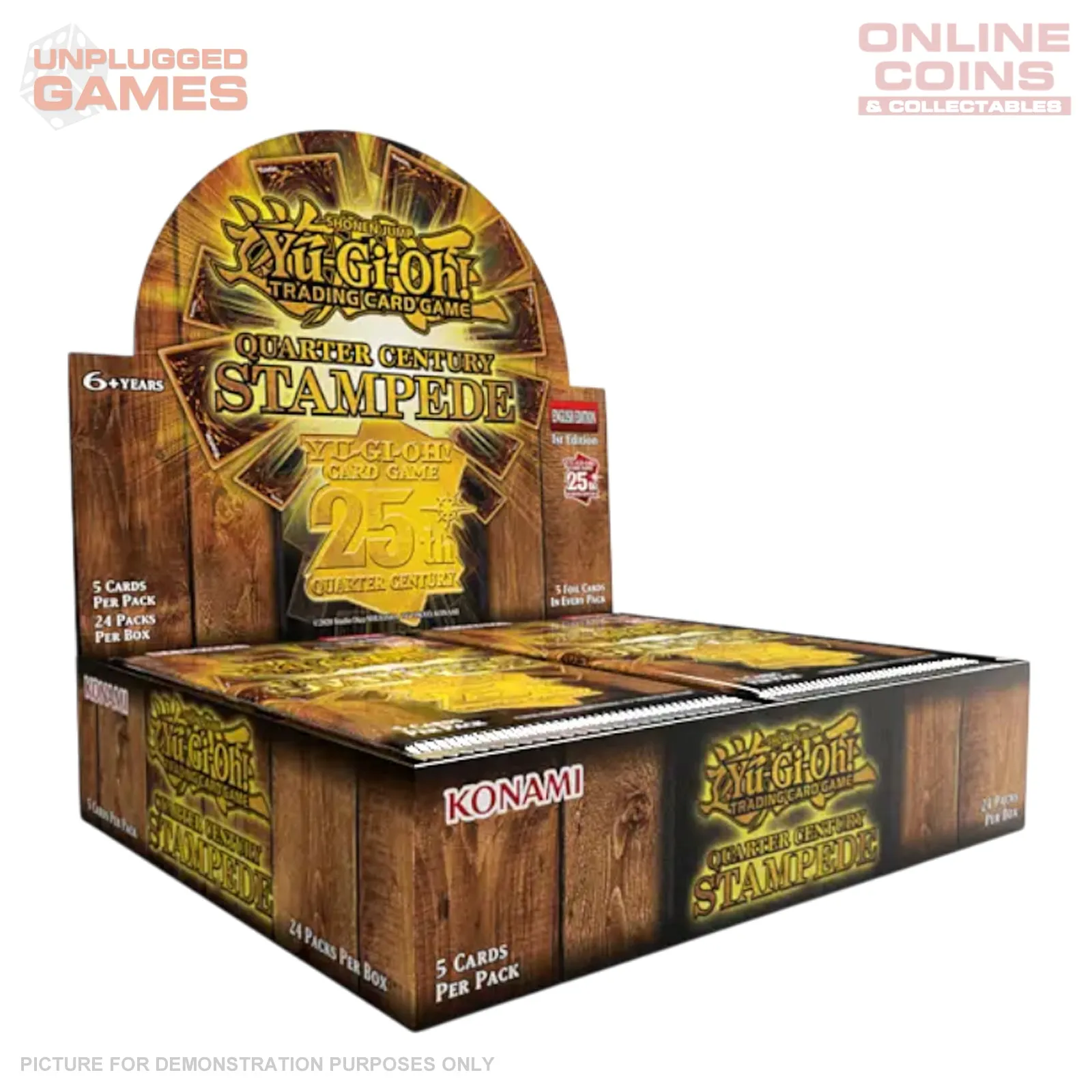 Yu-Gi-Oh! - Quarter Century Stampede - SEALED Booster Box (24 Boosters)
